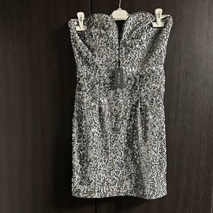 Milly Silver Sequence Dress